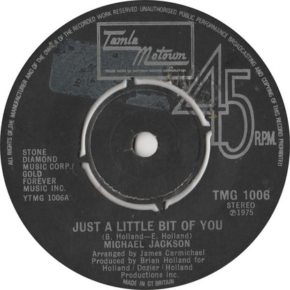 Michael Jackson : Just A Little Bit Of You (7")