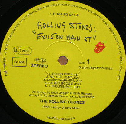 The Rolling Stones : Exile On Main St. (2xLP, Album, RE, Gat)