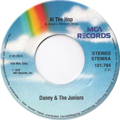 Danny & The Juniors : At The Hop / Rock And Roll Is Here To Stay (7", Single)