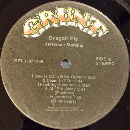 Jefferson Starship : Dragon Fly (LP, Album, Ind)