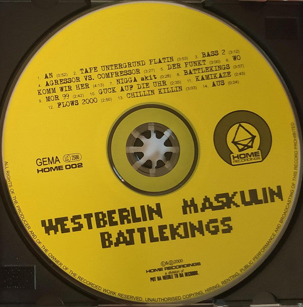 Westberlin Maskulin : Battlekings (CD, Album)