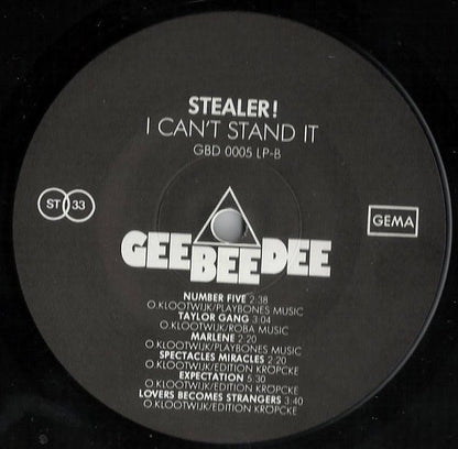 Stealer!* : I Can't Stand It (LP, Album)