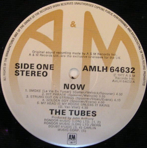 The Tubes : Now (LP, Album)