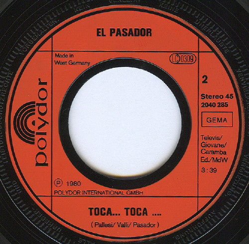 El Pasador : Good Bye Amore I Love You (7", Single)