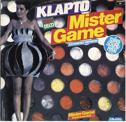 Klapto : Mister Game (Extended Version) (12", Maxi)