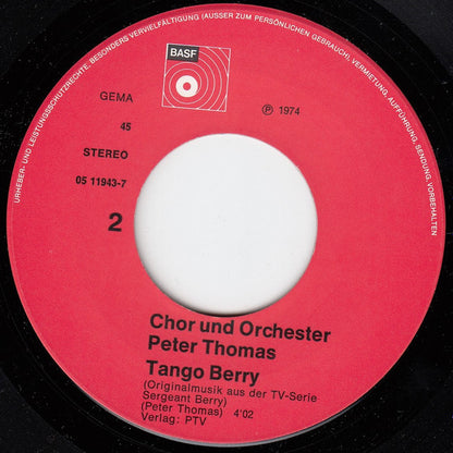 Chor & Orchester Peter Thomas : Sergeant Berry (7", Single)