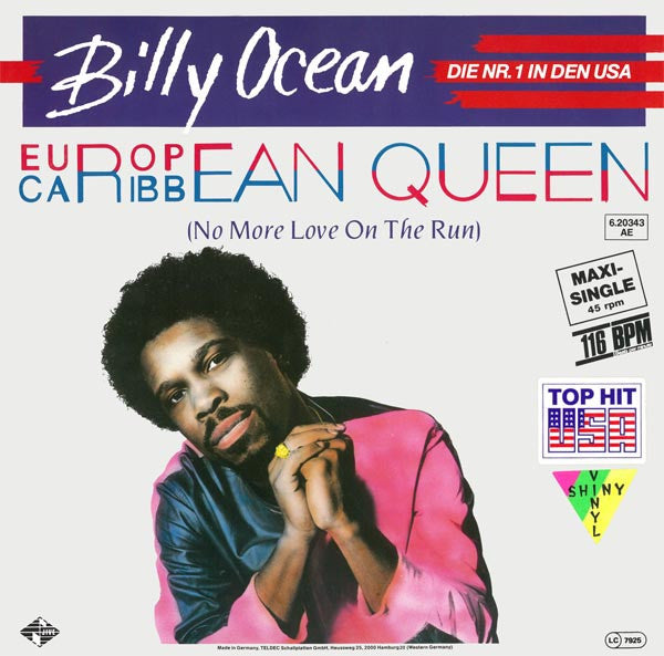 Billy Ocean : European Queen (No More Love On The Run) (12", Maxi, Ora)