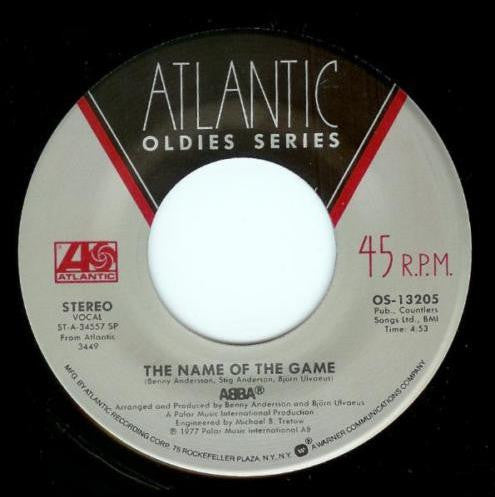 ABBA : The Name Of The Game / Take A Chance On Me (7", Single, RE)