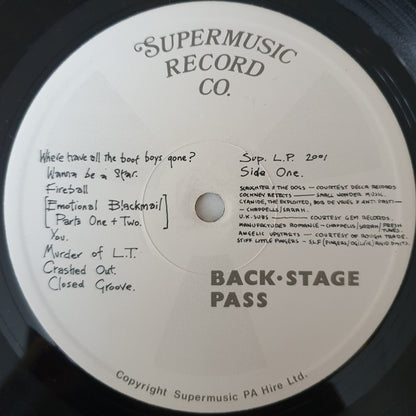 Various : Back-Stage Pass (LP, Comp)