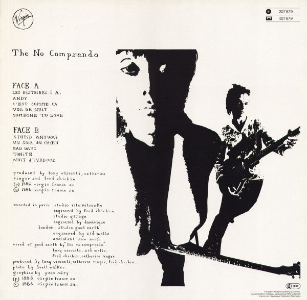 Les Rita Mitsouko : The No Comprendo (LP, Album)