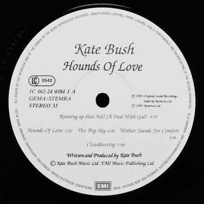 Kate Bush : Hounds Of Love (LP, Album)