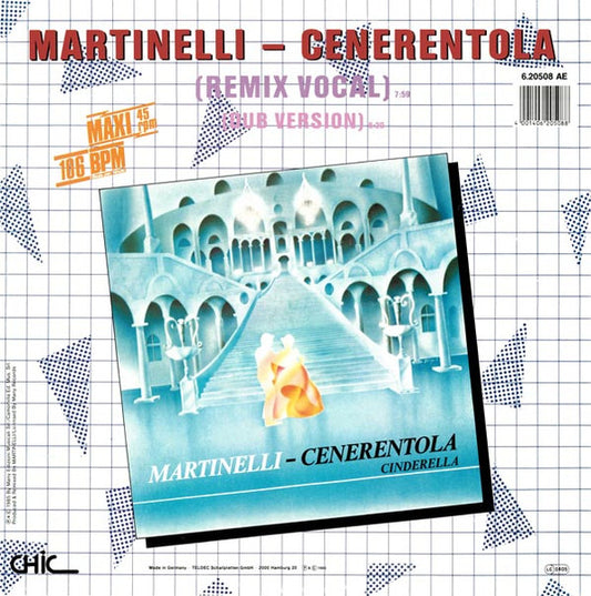 Martinelli : Cenerentola (Cinderella) (Remix Vocal) (12", Maxi)