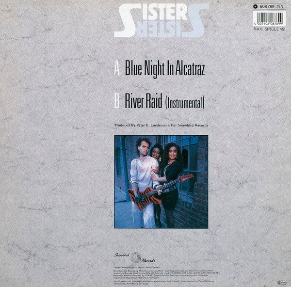 Sister Sister : Blue Night In Alcatraz (12", Maxi)