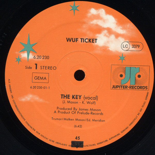 Wuf Ticket : The Key (12", Maxi)