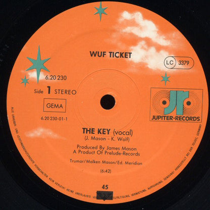 Wuf Ticket : The Key (12", Maxi)