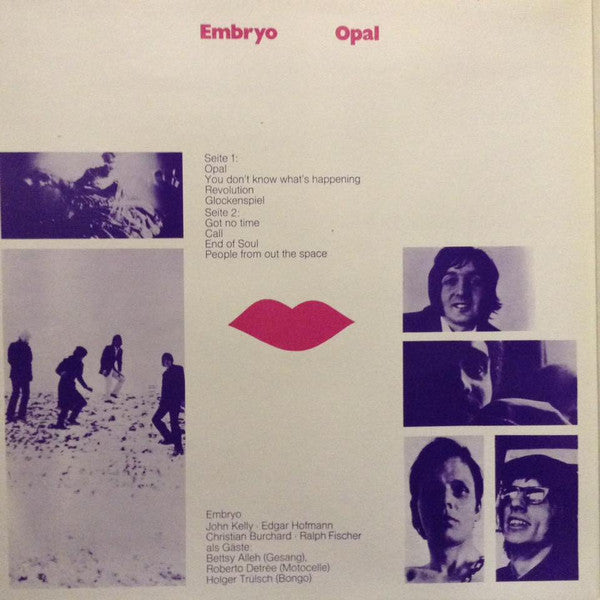 Embryo (3) : Opal (LP, Album, RE, Gat)