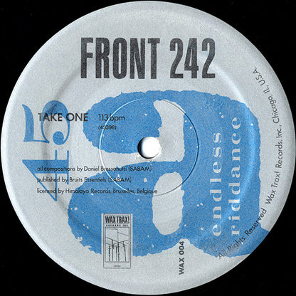 Front 242 : Endless Riddance (12", EP, Sil)