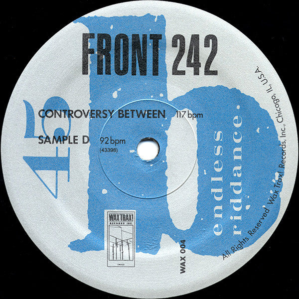 Front 242 : Endless Riddance (12", EP, Sil)