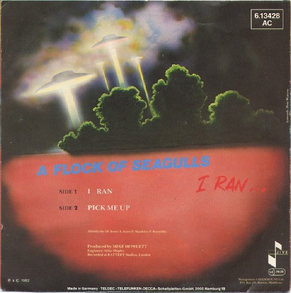 A Flock Of Seagulls : I Ran (7", Single)