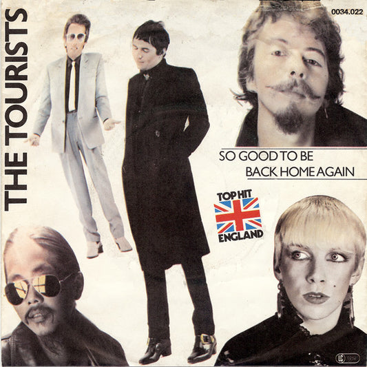 The Tourists : So Good To Be Back Home Again (7", Single)