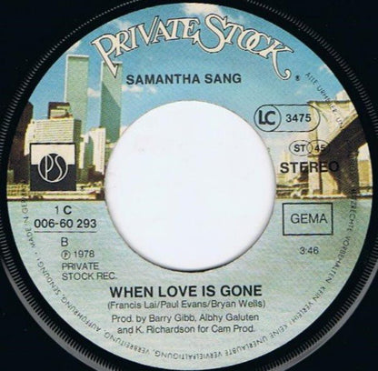 Samantha Sang : Emotions (7", Single)