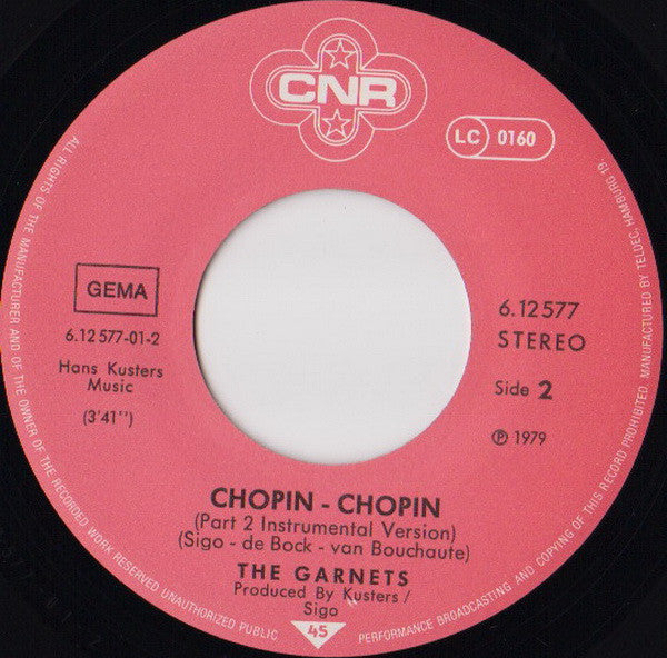 The Garnets : Chopin-Chopin (7", Single)