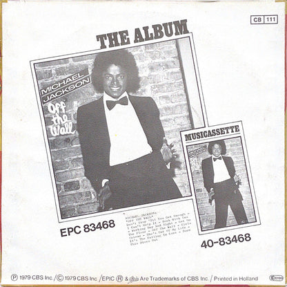 Michael Jackson : Off The Wall (7", Single)