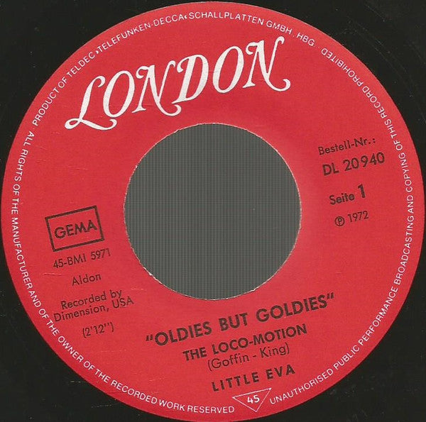 Little Eva : The Loco-Motion / Let's Turkey Trot (7", Single, RE)