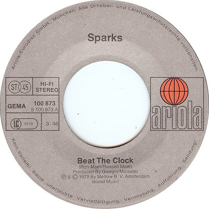 Sparks : Beat The Clock (7", Single)