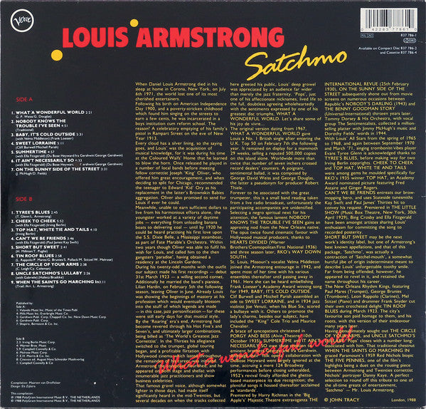 Louis Armstrong : Satchmo - What A Wonderful World (LP, Comp)