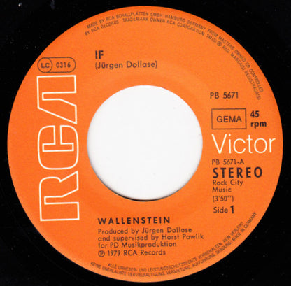 Wallenstein : If (7", Single)