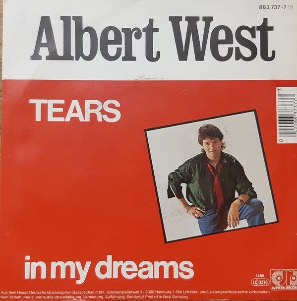 Albert West : Tears  (7", Single)