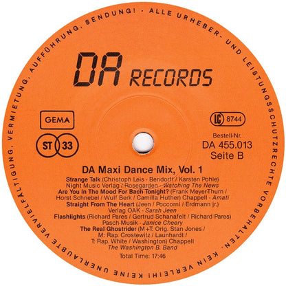 Various : DA Maxi Dance Mix Vol. 1 (LP, Comp, Mixed)