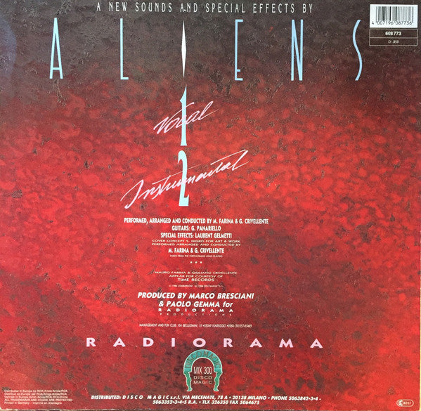 Radiorama : Aliens (12", Maxi)