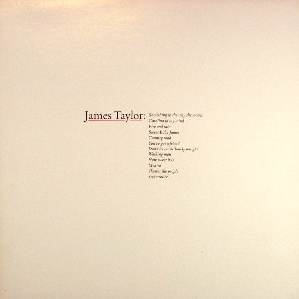 James Taylor (2) : James Taylor's Greatest Hits (LP, Comp, Gat)