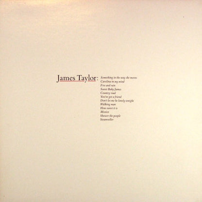 James Taylor (2) : James Taylor's Greatest Hits (LP, Comp, Gat)