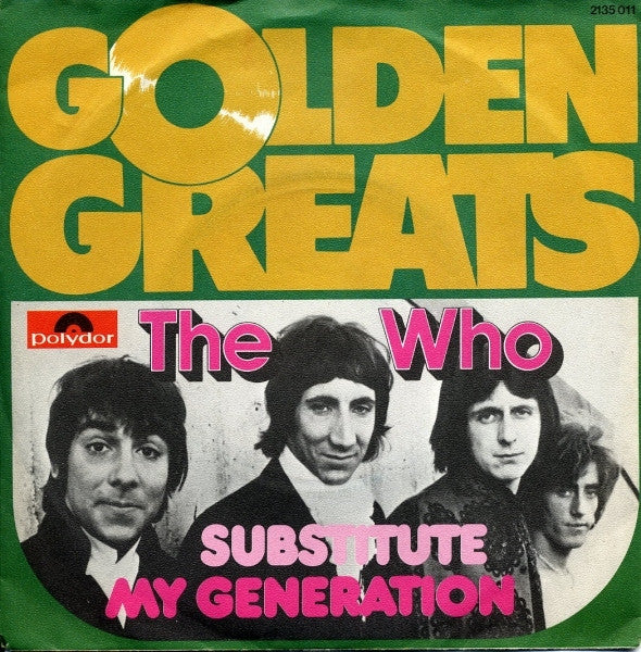 The Who : My Generation / Substitute (7", Single, RE)