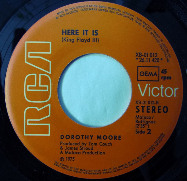 Dorothy Moore : Misty Blue (7", Single)