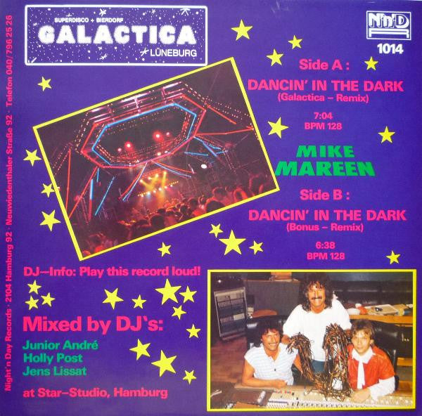 Mike Mareen : Dancing In The Dark (Galactica Remix) (12")