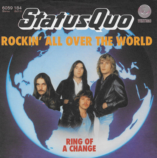 Status Quo : Rockin' All Over The World (7", Single)