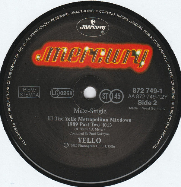 Yello : Of Course I'm Lying (12", Maxi)