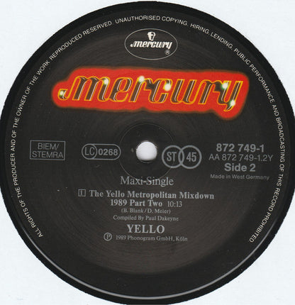 Yello : Of Course I'm Lying (12", Maxi)