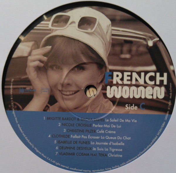 Various : French Women (2xLP, Comp, RM)