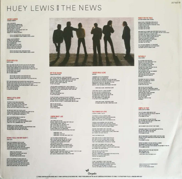 Huey Lewis And The News* : Fore! (LP, Album)