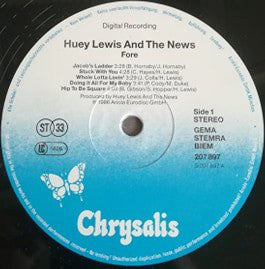 Huey Lewis And The News* : Fore! (LP, Album)