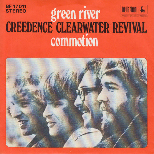 Creedence Clearwater Revival : Green River / Commotion (7", Single, RE)