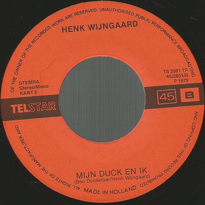 Henk Wijngaard : Kilometervreters (7", Single)