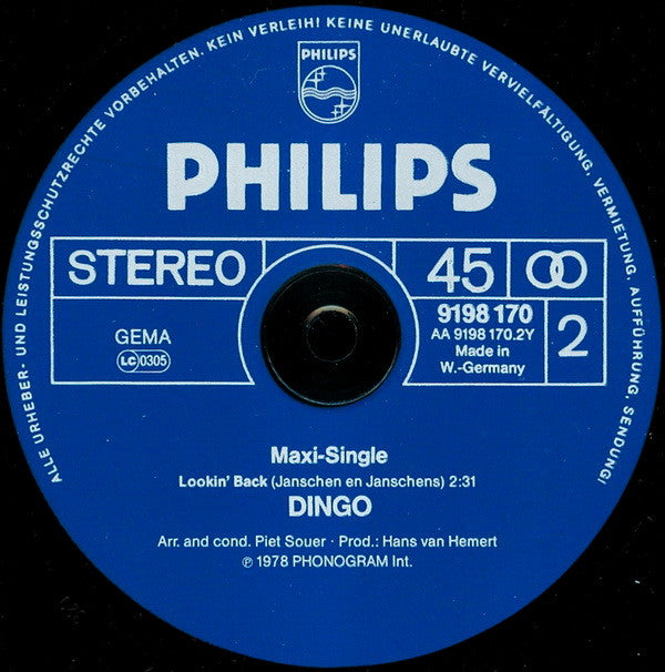 Dingo (2) : Hollywood (12", Maxi, Ltd)