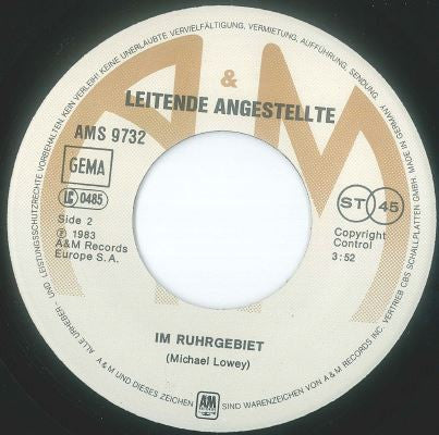 Leitende Angestellte : Frohe Weihnachten (7", Single)