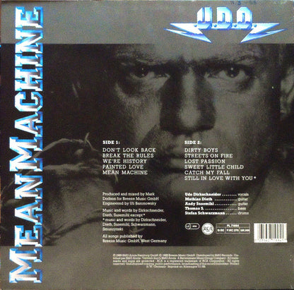 U.D.O. (2) : Mean Machine (LP, Album)